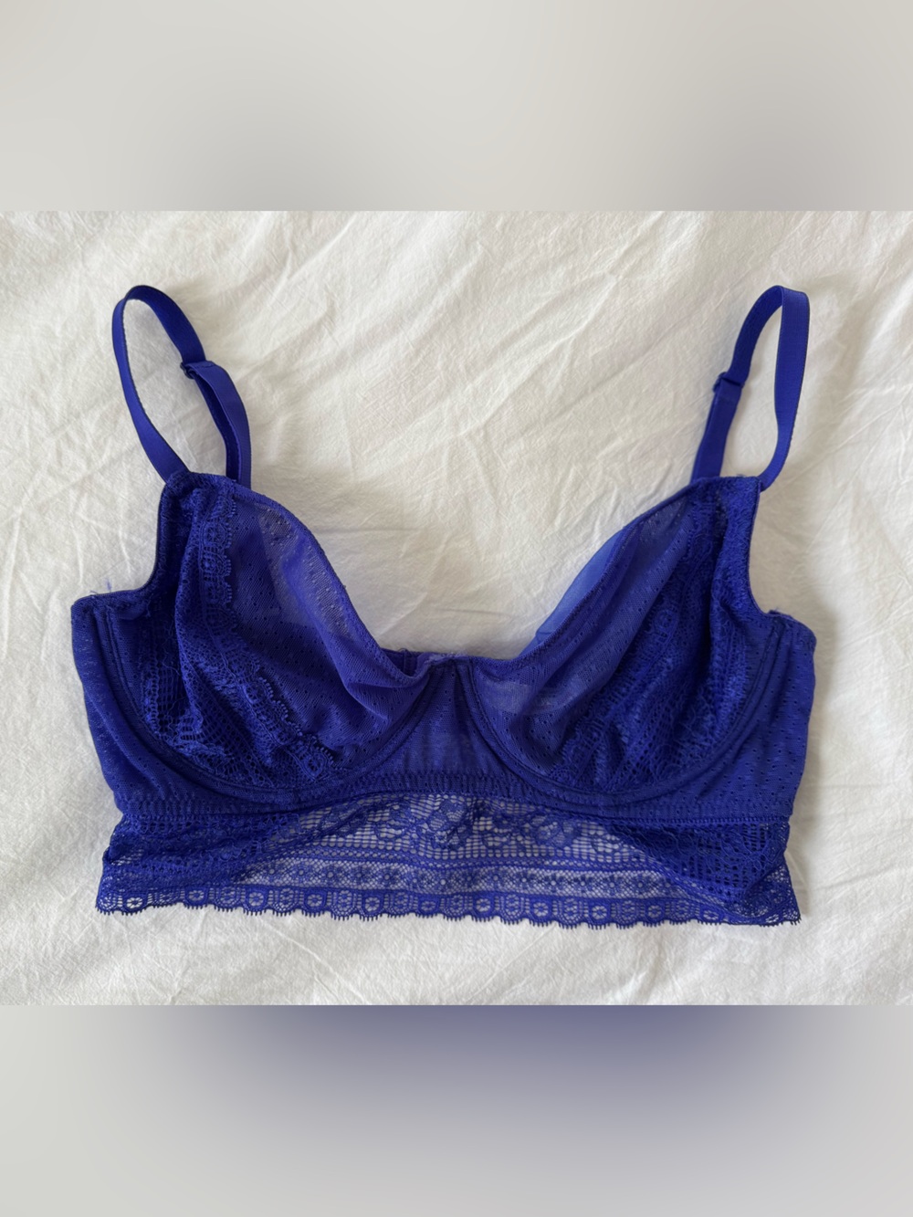 Intimately Free People Blue Bra